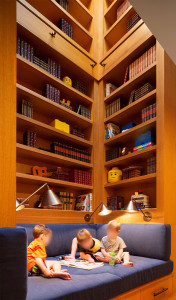 Park Block Townhouse Bookcase / Kids Room